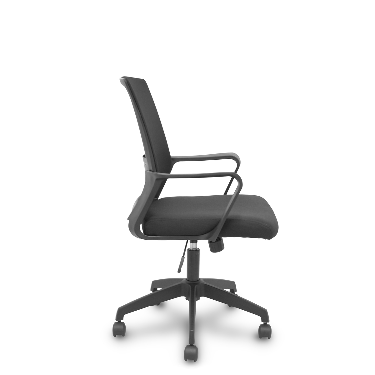 Silla de oficina Piqueras y Crespo Ergo535 Negra Malla + Tela - Basculante - Negro