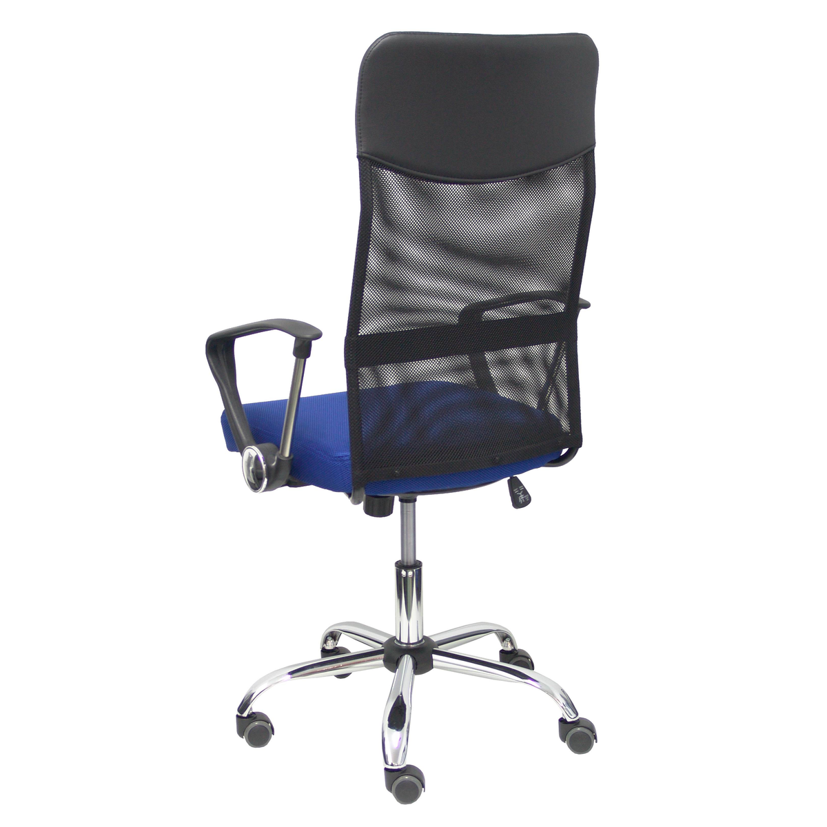 Silla de oficina Piqueras y Crespo Gontar Malla + Similpiel - Negro / Azul