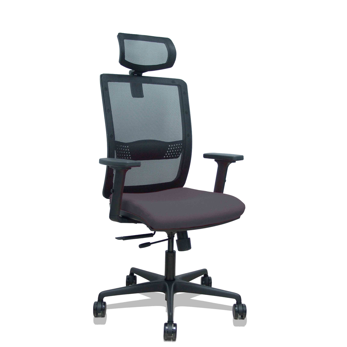 Silla de oficina Piqueras y Crespo Haches Malla + Bali - Ref. fabricante 395TKM840B10B2DB68R65CR - Gris Oscuro