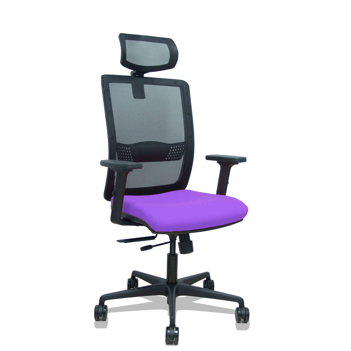 Silla de oficina Piqueras y Crespo Haches Malla + Bali - Ref. fabricante 395TKM840B10B2DB68R65CR - Lila