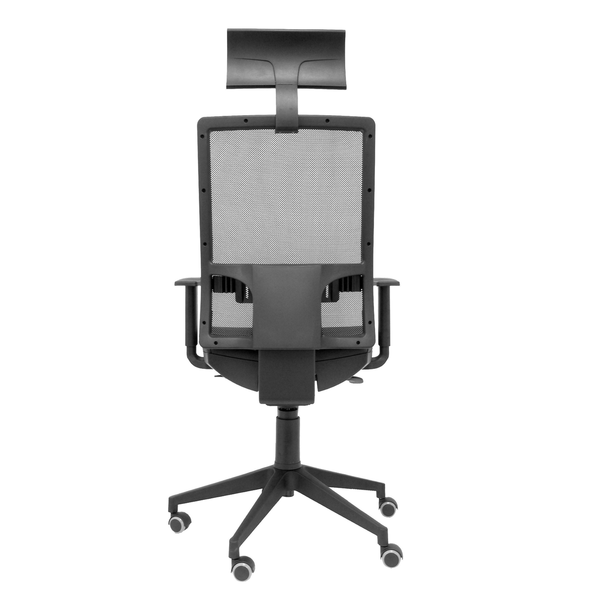 Silla de oficina Piqueras y Crespo Horna Piel + Malla - Negro
