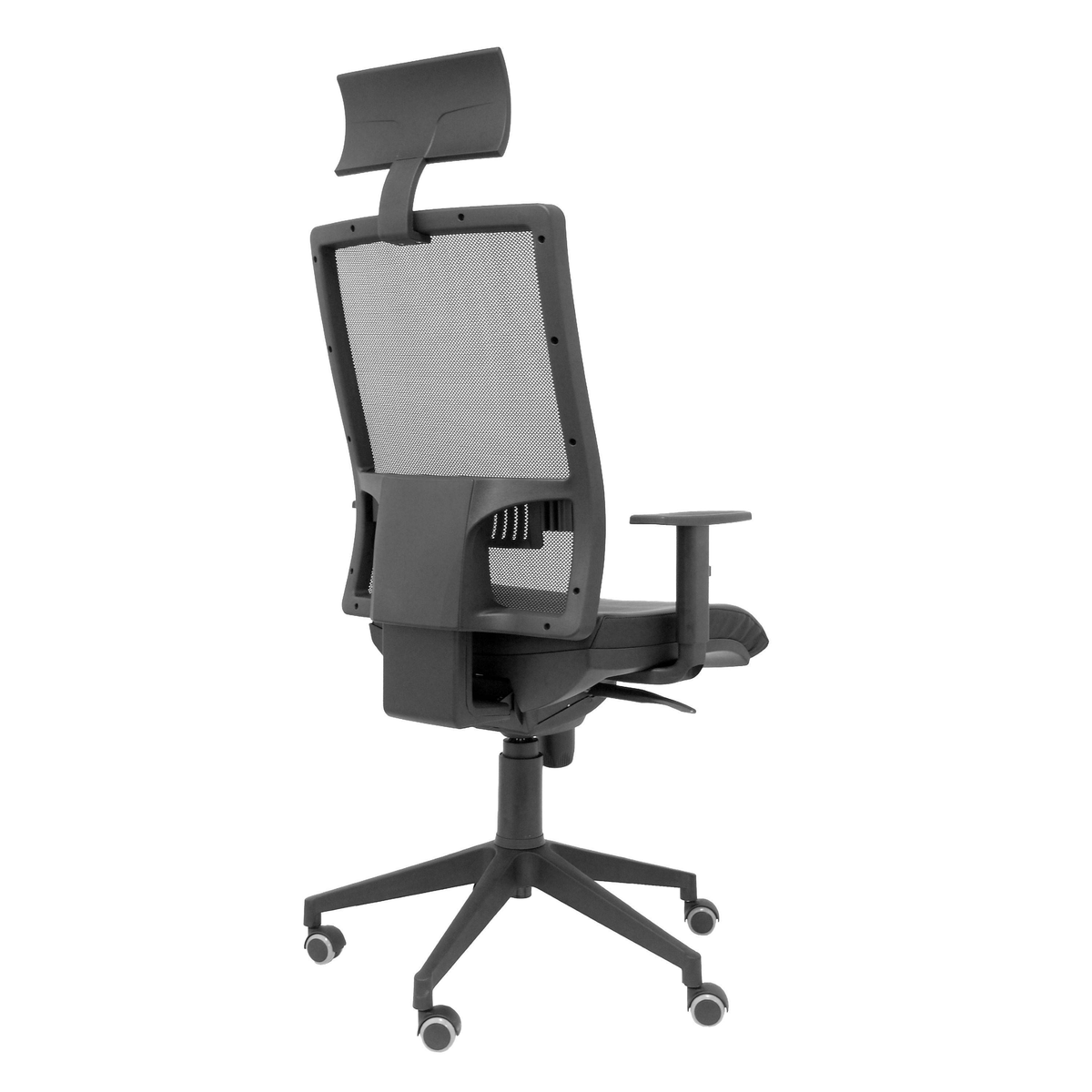 Silla de oficina Piqueras y Crespo Horna Piel + Malla - Negro