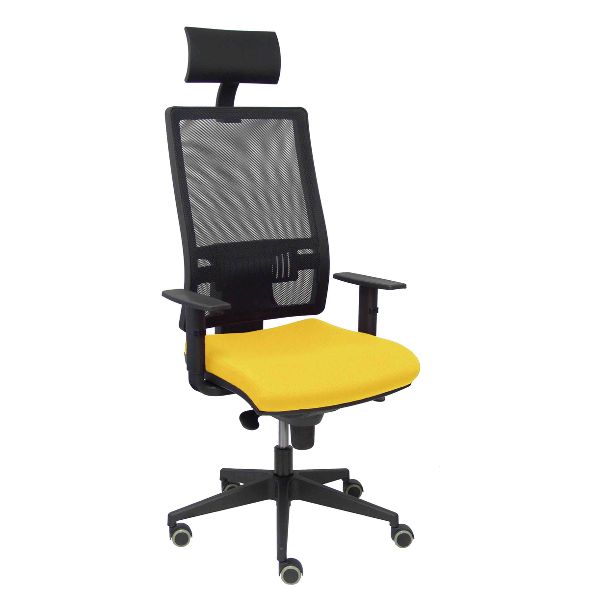 Silla de oficina Piqueras y Crespo Horna Bali + Malla - Ref. fabricante 10SBALI10 - Amarillo
