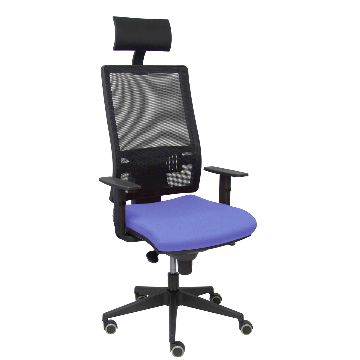 Silla de oficina Piqueras y Crespo Horna Bali + Malla - Ref. fabricante 10SBALI10 - Azul Claro