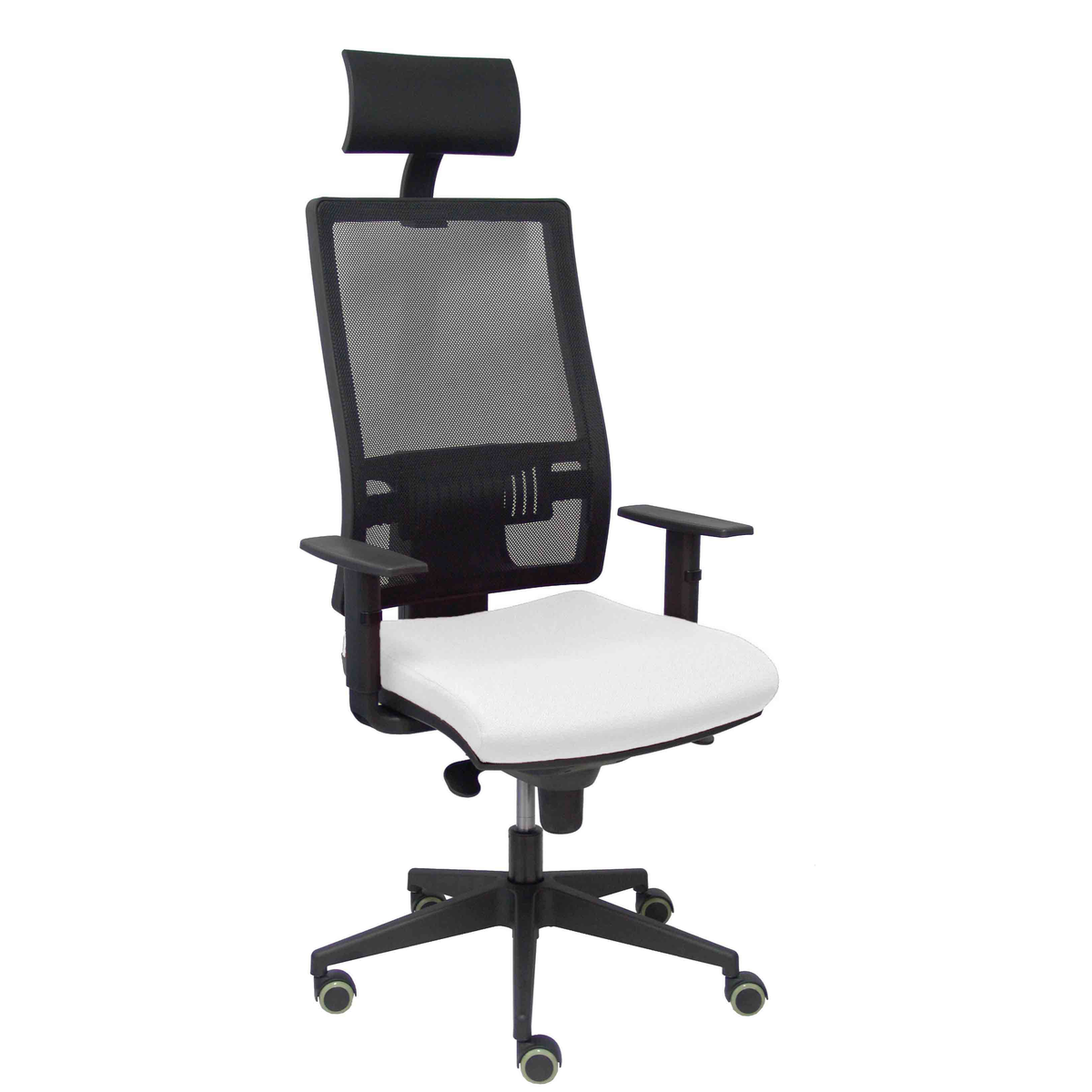 Silla de oficina Piqueras y Crespo Horna Bali + Malla - Ref. fabricante 10SBALI10 - Blanco