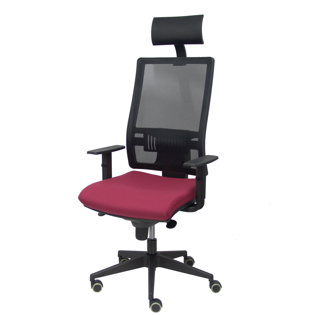 Silla de oficina Piqueras y Crespo Horna Bali + Malla - Ref. fabricante 10SBALI10 - Granate