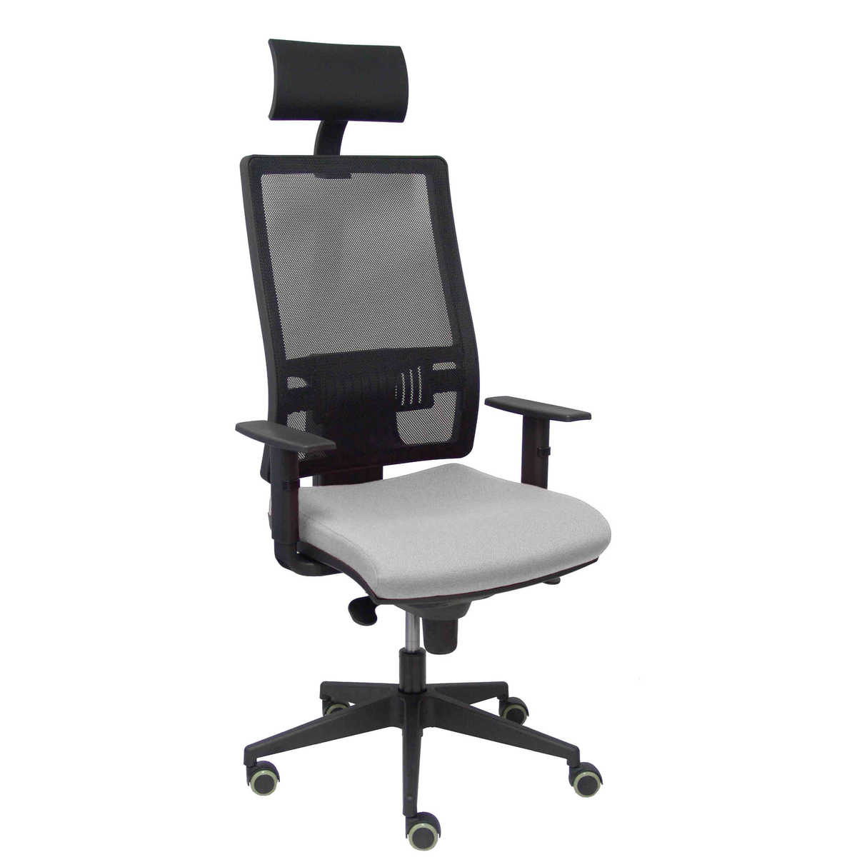 Silla de oficina Piqueras y Crespo Horna Bali + Malla - Ref. fabricante 10SBALI10 - Gris Claro