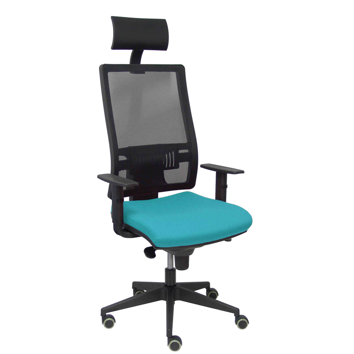 Silla de oficina Piqueras y Crespo Horna Bali + Malla - Ref. fabricante 10SBALI10 - Turquesa