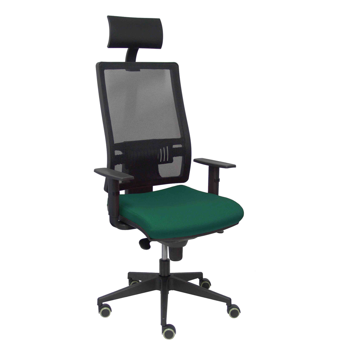 Silla de oficina Piqueras y Crespo Horna Bali + Malla - Ref. fabricante 10SBALI10 - Verde Botella