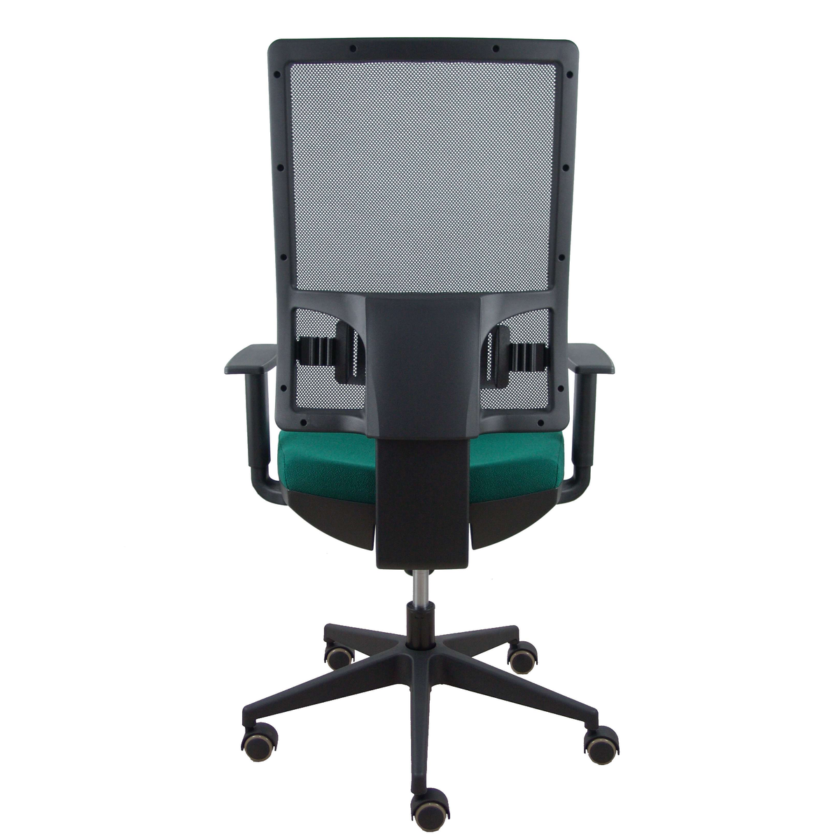 Silla de oficina Piqueras y Crespo Horna Bali + Malla - Brazos regulables - Verde Botella