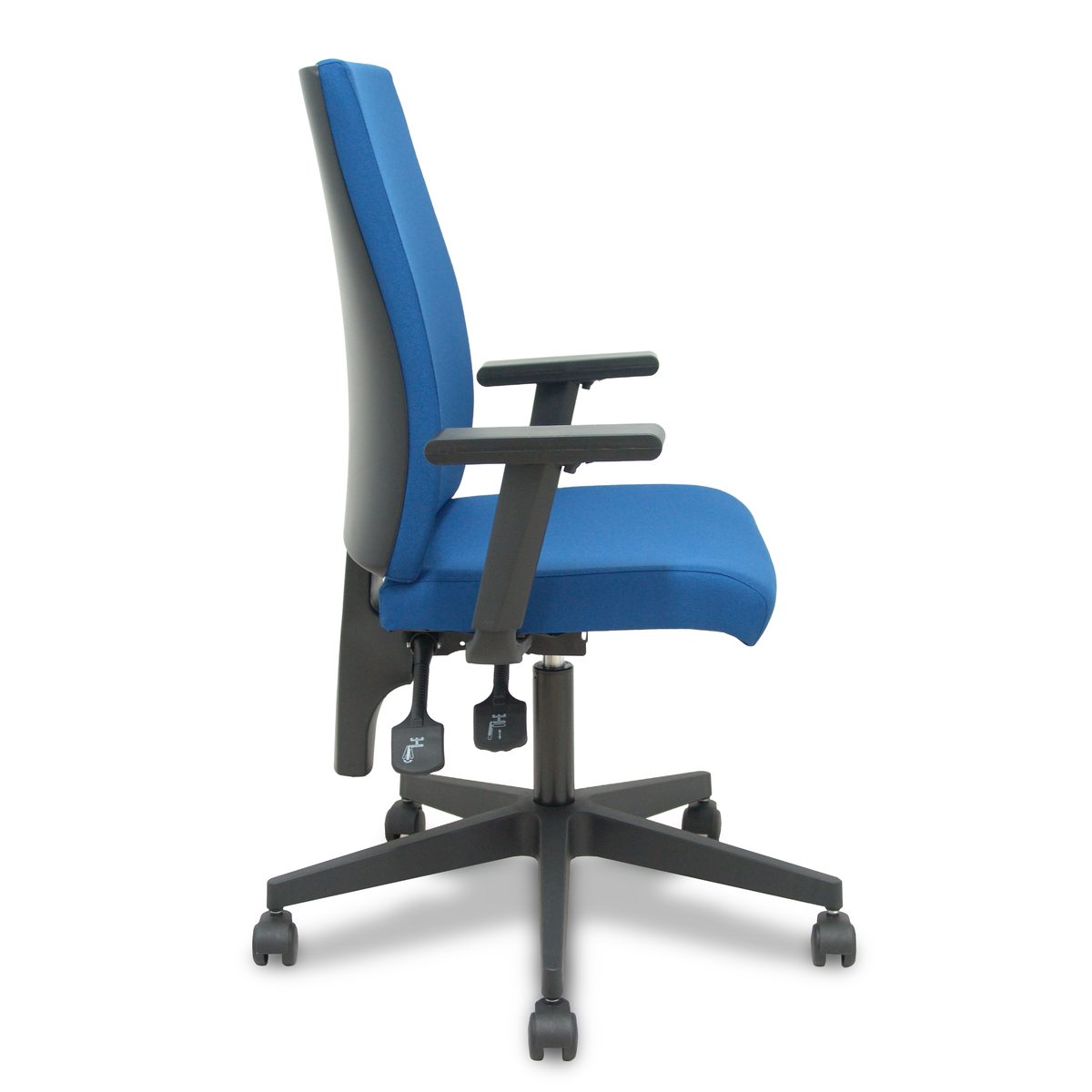 Silla de oficina Piqueras y Crespo I - Brazos regulables - Azul Marino