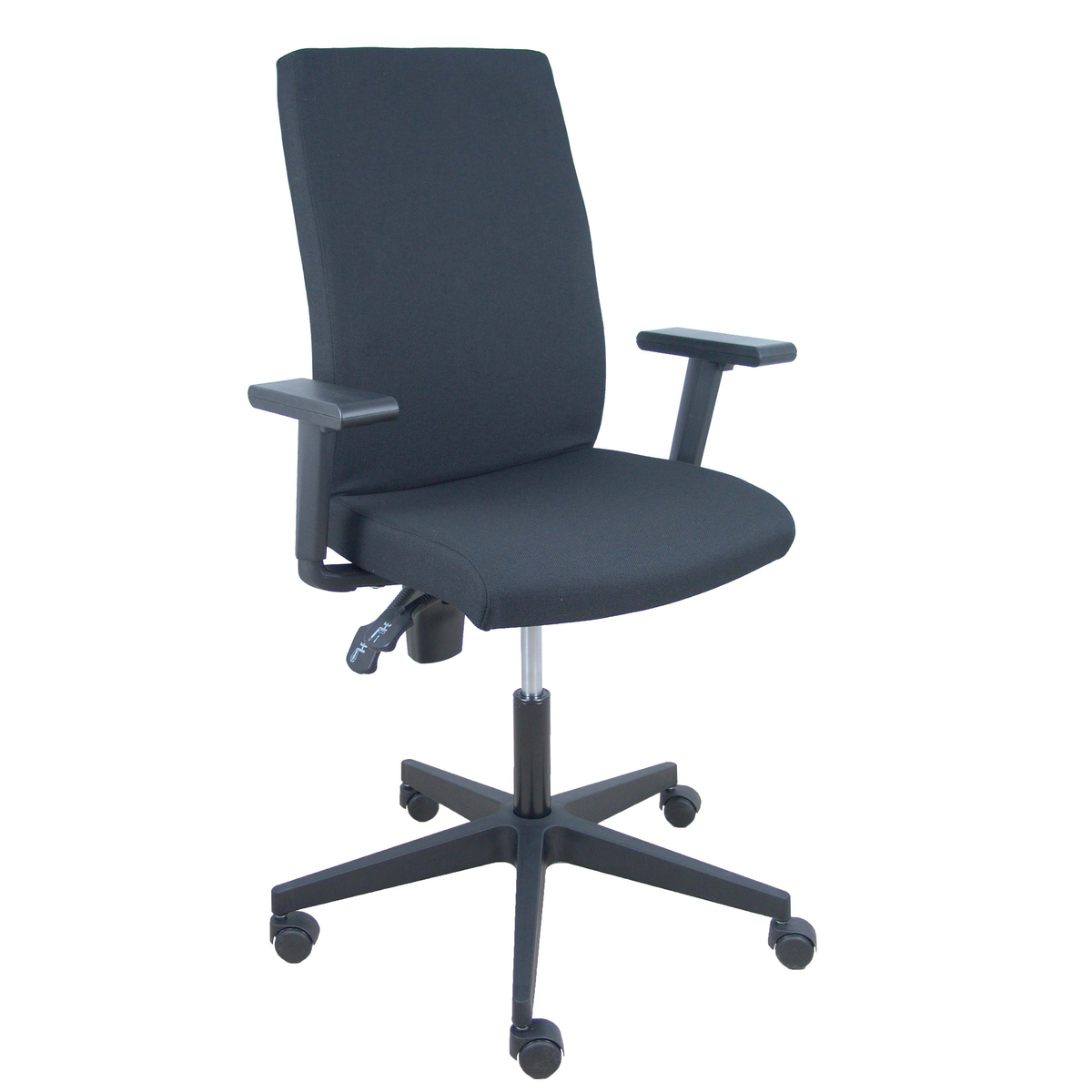 Silla de oficina Piqueras y Crespo I Aran - Brazos regulables · Brazos fijos - Negro