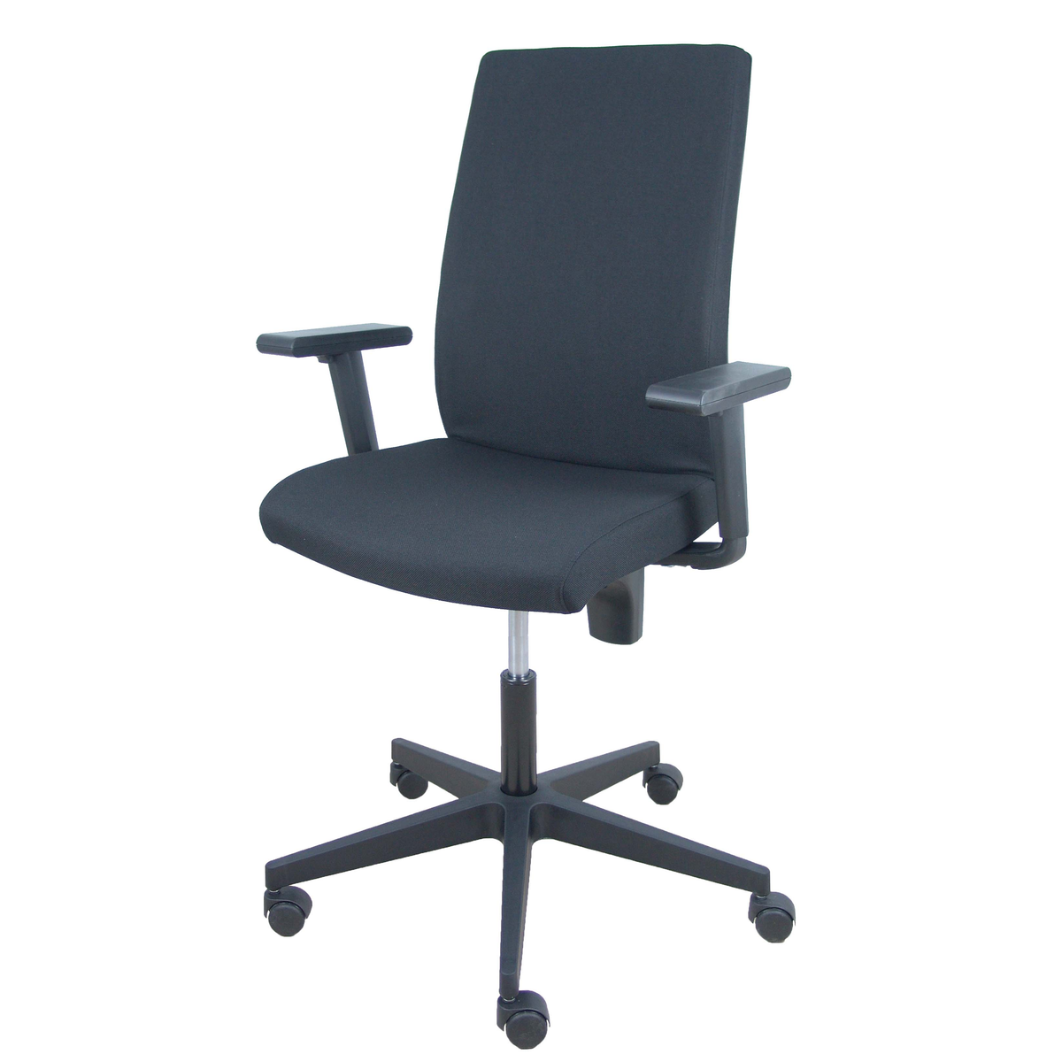 Silla de oficina Piqueras y Crespo I Aran - Brazos regulables · Brazos fijos - Negro