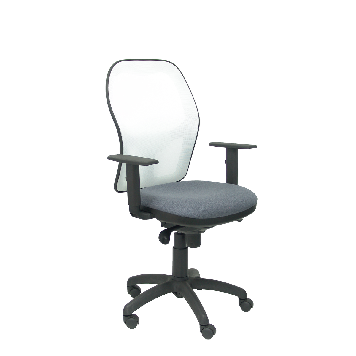 Silla de oficina Piqueras y Crespo Jorquera Malla + Bali - Ref. fabricante 15SBBALI200 - Gris Oscuro