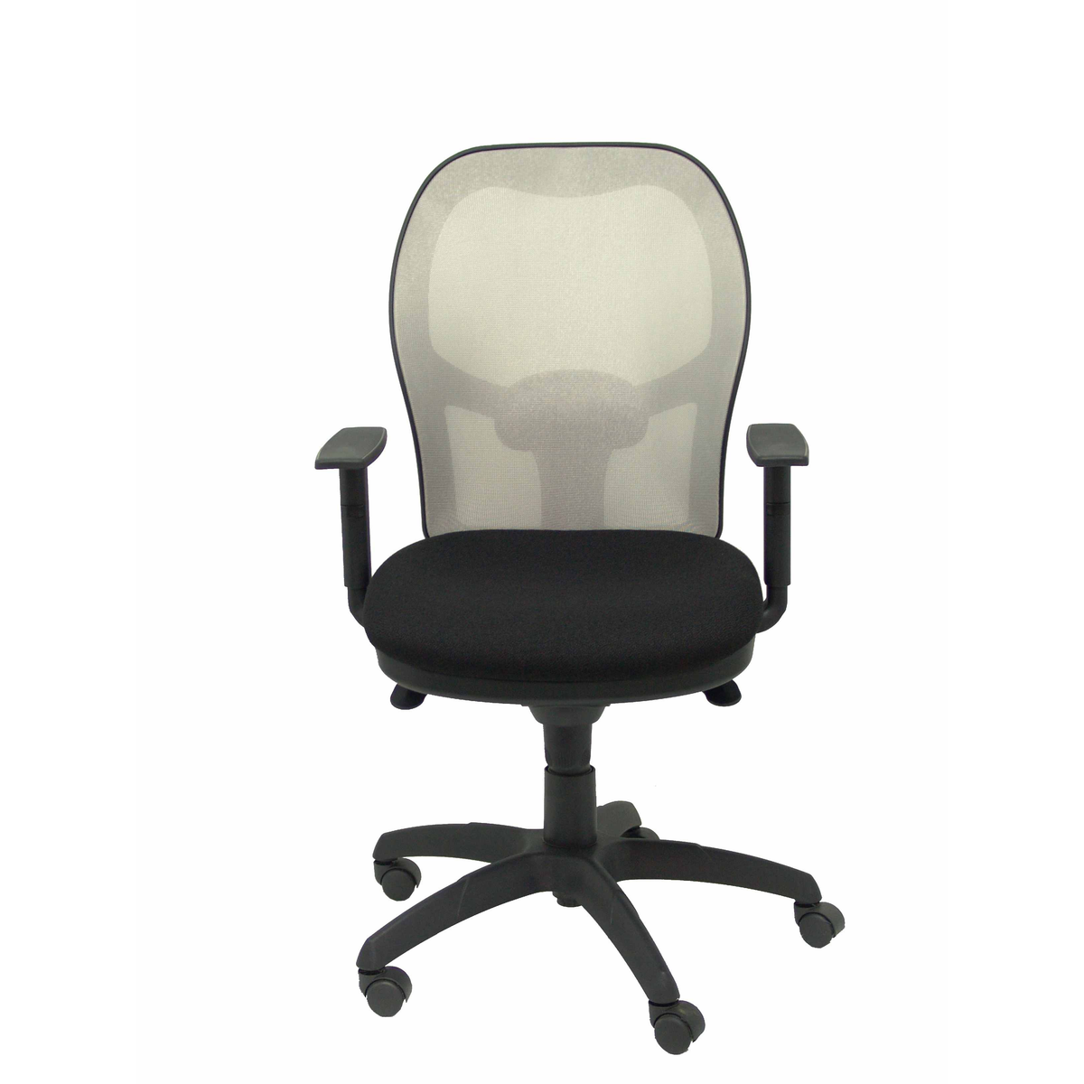 Silla de oficina Piqueras y Crespo Jorquera Malla + Bali - Ref. fabricante 15SABALI229 - Gris / Negro