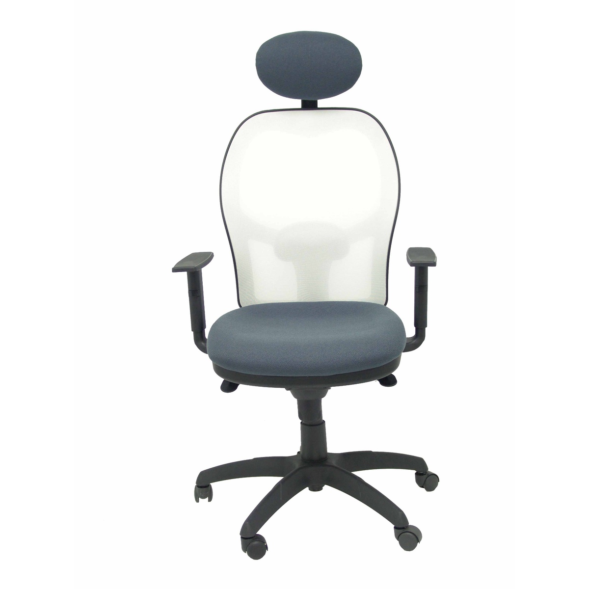 Silla de oficina Piqueras y Crespo Jorquera Malla + Bali - Ref. fabricante 15SBBALI200C - Gris Oscuro