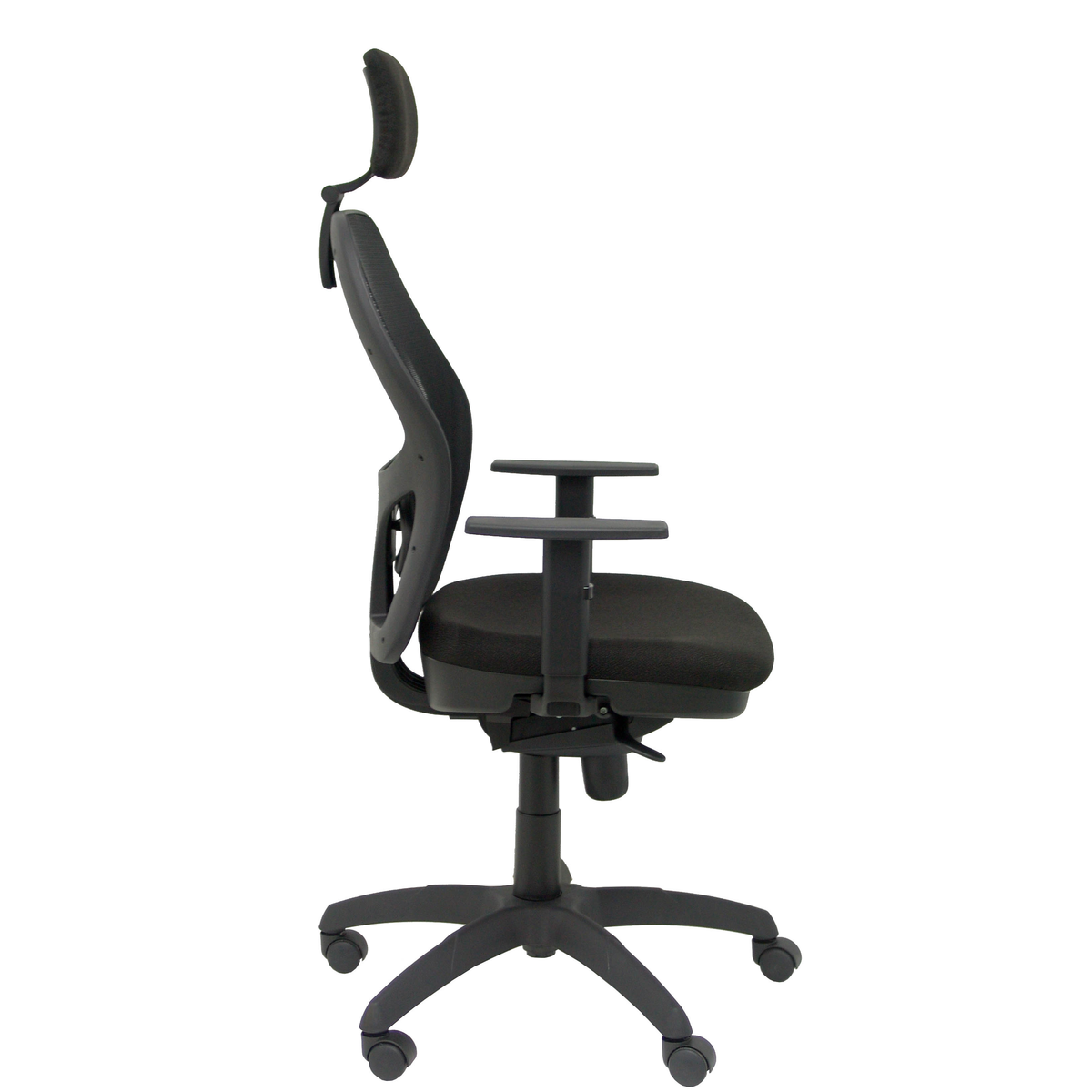 Silla de oficina Piqueras y Crespo Jorquera Malla + Bali - Ref. fabricante 15SM840B200B10CRNCR - Negro