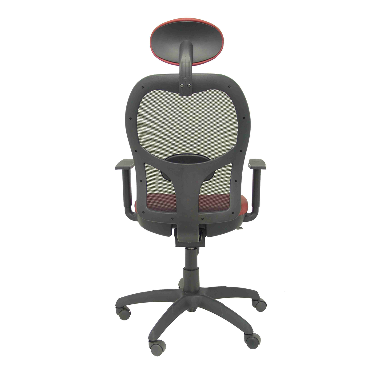 Silla de oficina Piqueras y Crespo Jorquera Malla + Similpiel - Cabecero - Granate