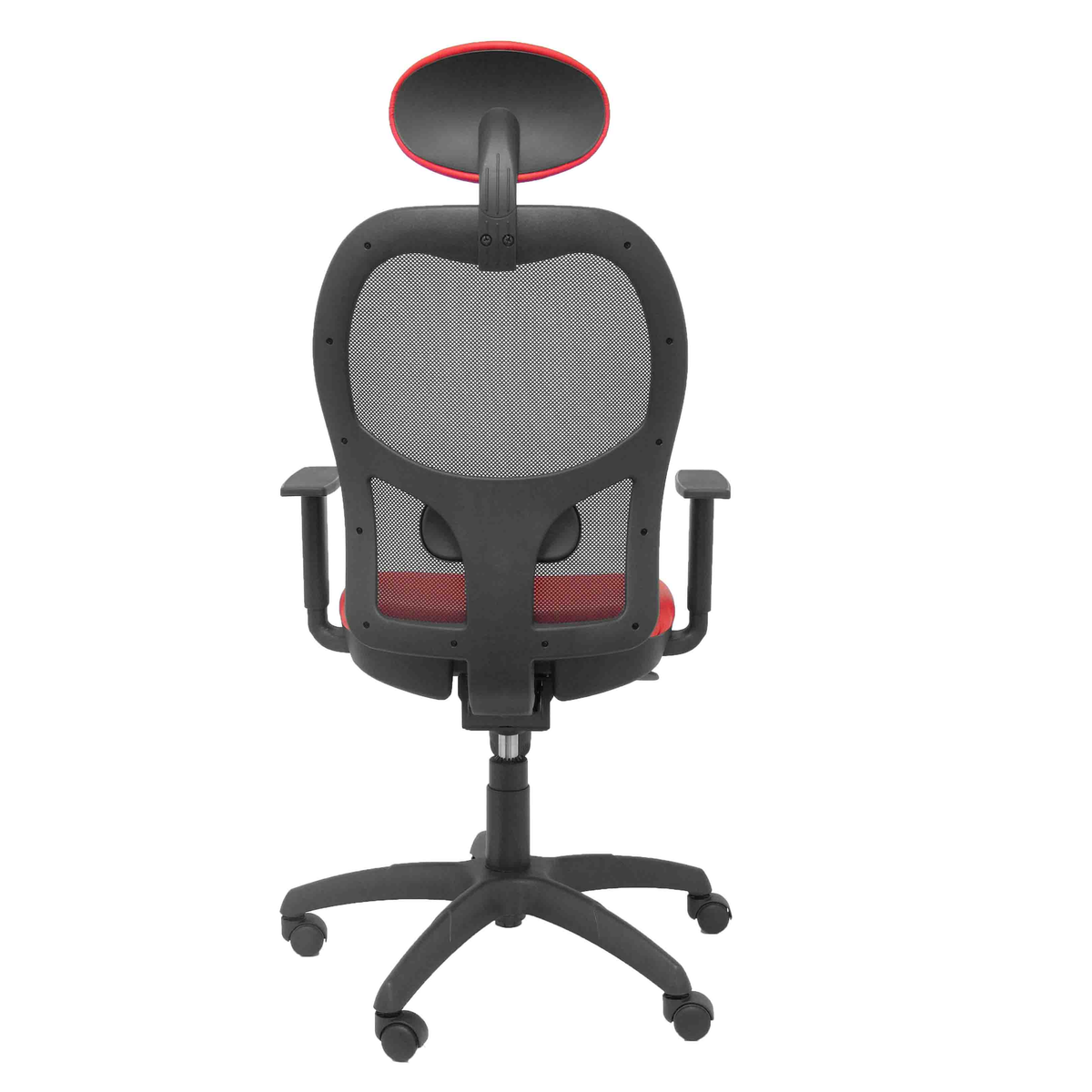 Silla de oficina Piqueras y Crespo Jorquera Malla + Similpiel - Cabecero - Rojo