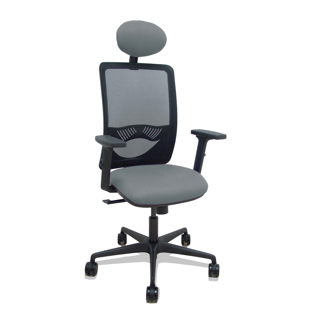 Silla de oficina Piqueras y Crespo Zulema Malla + Bali - Ref. fabricante 390SM840B100B2DB68R65C - Gris