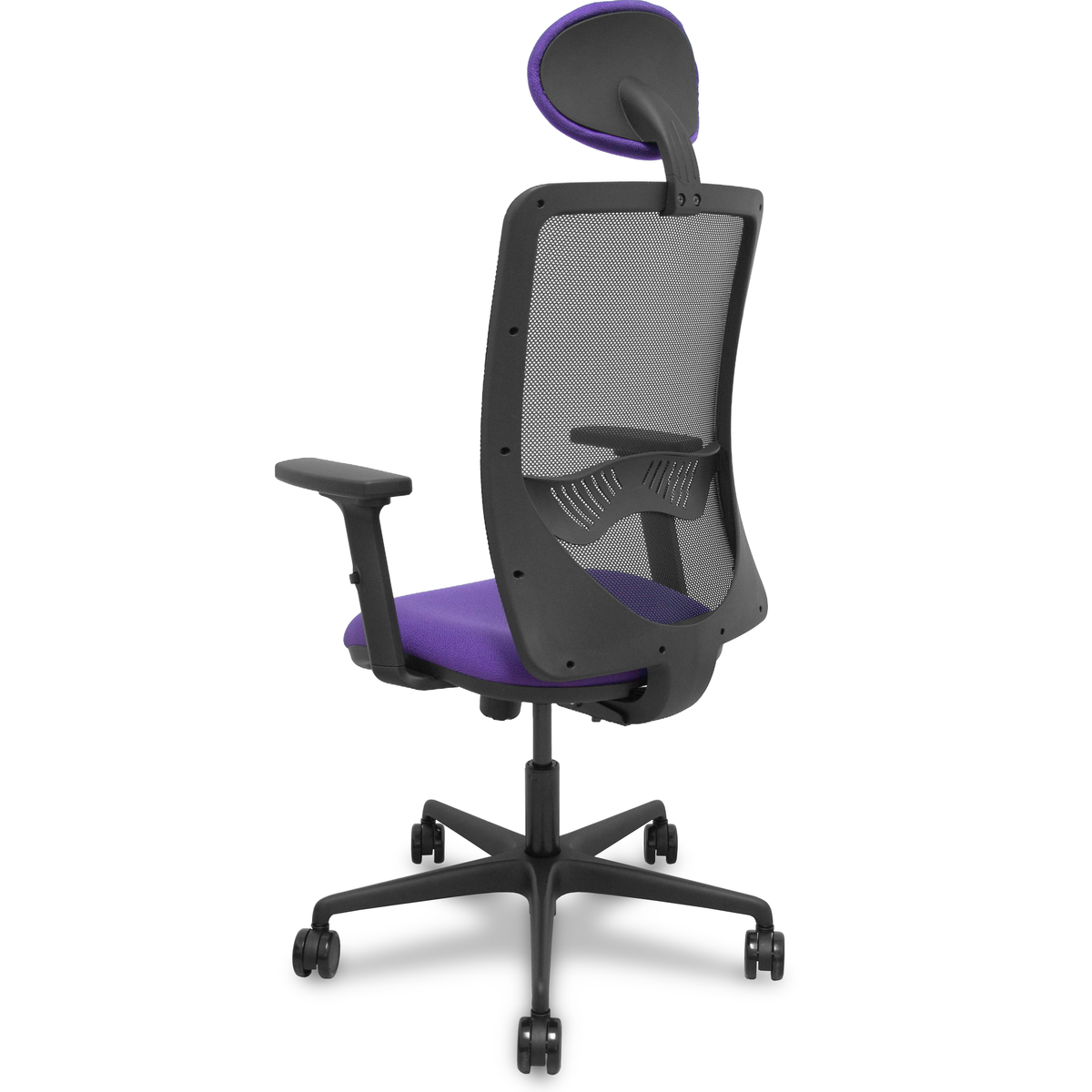 Silla de oficina Piqueras y Crespo Zulema Malla + Bali - Ref. fabricante 390SM840B100B2DB68R65C - Lila