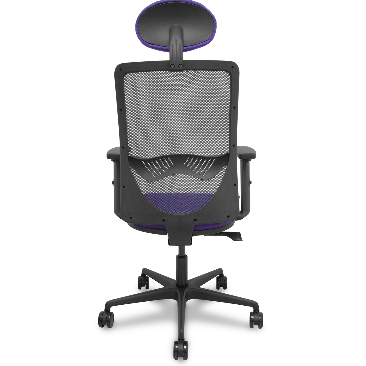 Silla de oficina Piqueras y Crespo Zulema Malla + Bali - Ref. fabricante 390SM840B100B2DB68R65C - Lila