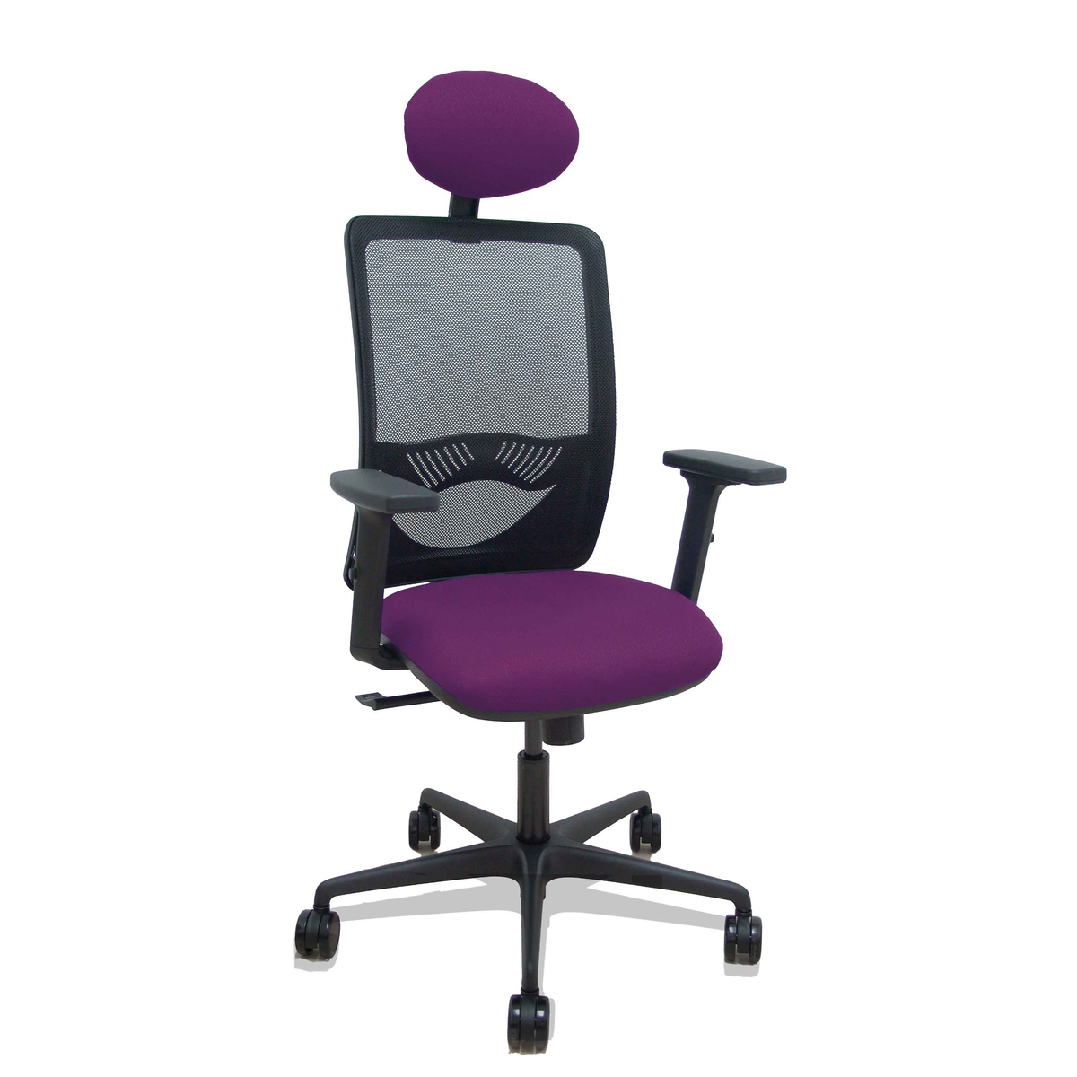 Silla de oficina Piqueras y Crespo Zulema Malla + Bali - Ref. fabricante 390SM840B100B2DB68R65C - Morado