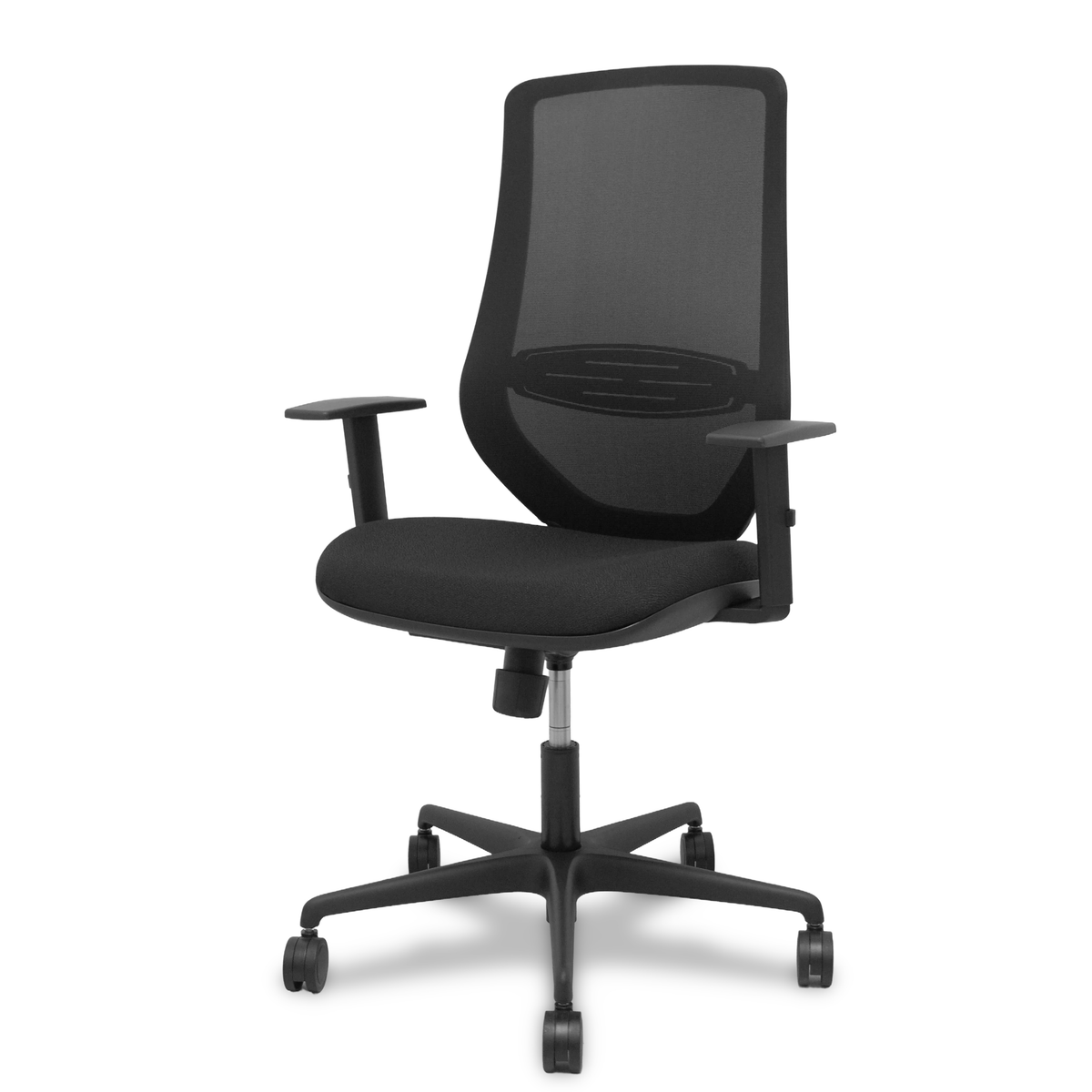 Silla de oficina Piqueras y Crespo Mardos Malla + Bali - Sincro · Brazos regulables - Tonos - Negro