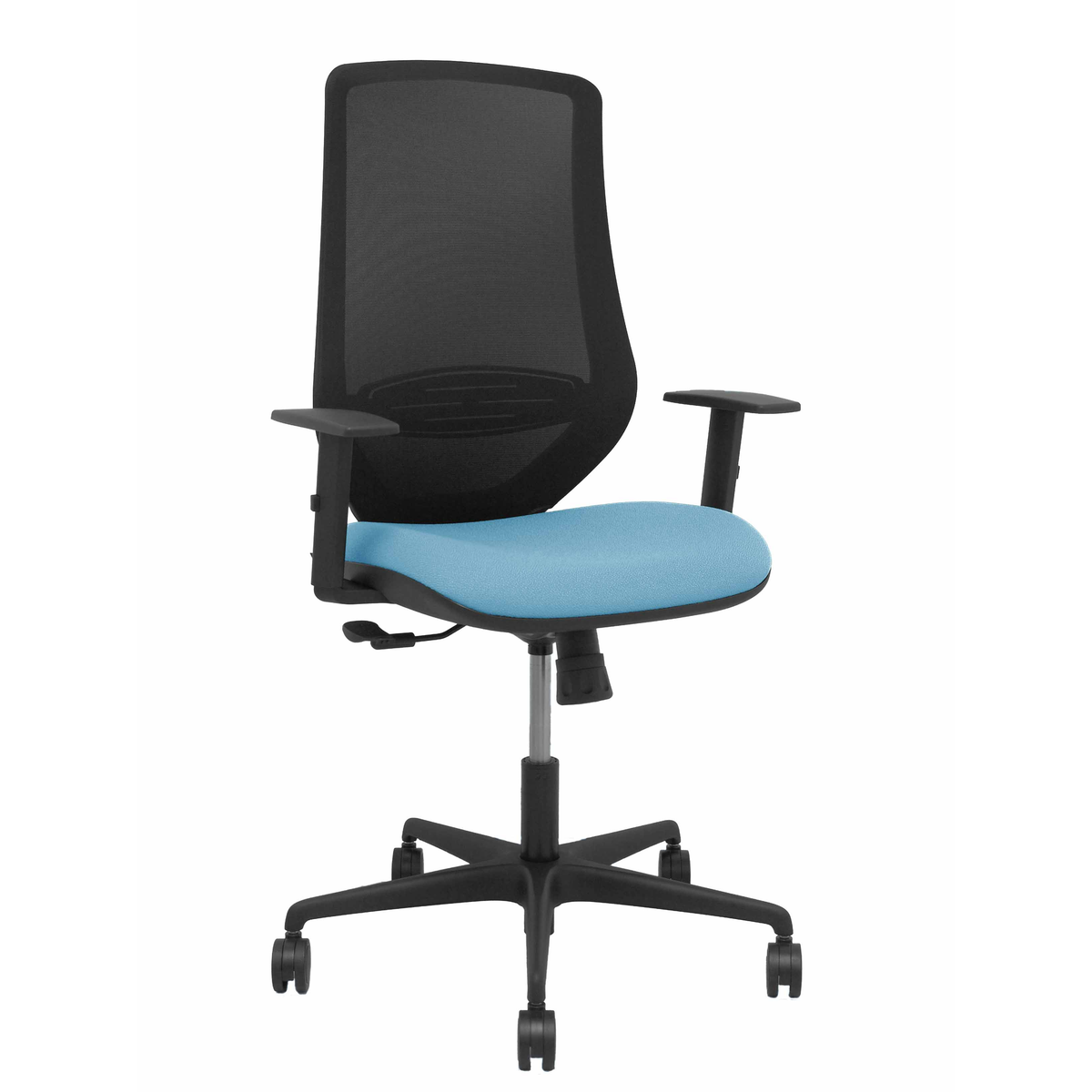 Silla de oficina Piqueras y Crespo Mardos Malla + Bali - Sincro · Brazos regulables - Colores - Azul Cielo