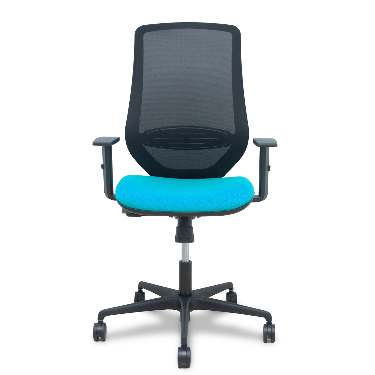 Silla de oficina Piqueras y Crespo Mardos Malla + Bali - Sincro · Brazos regulables - Colores - Turquesa