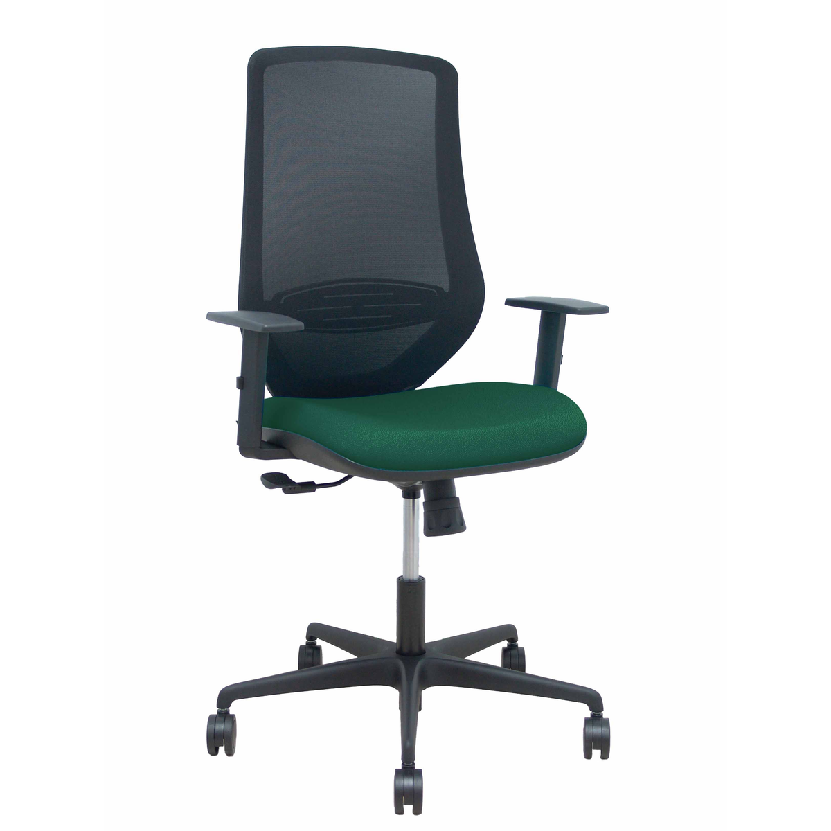 Silla de oficina Piqueras y Crespo Mardos Malla + Bali - Sincro · Brazos regulables - Colores - Verde Botella