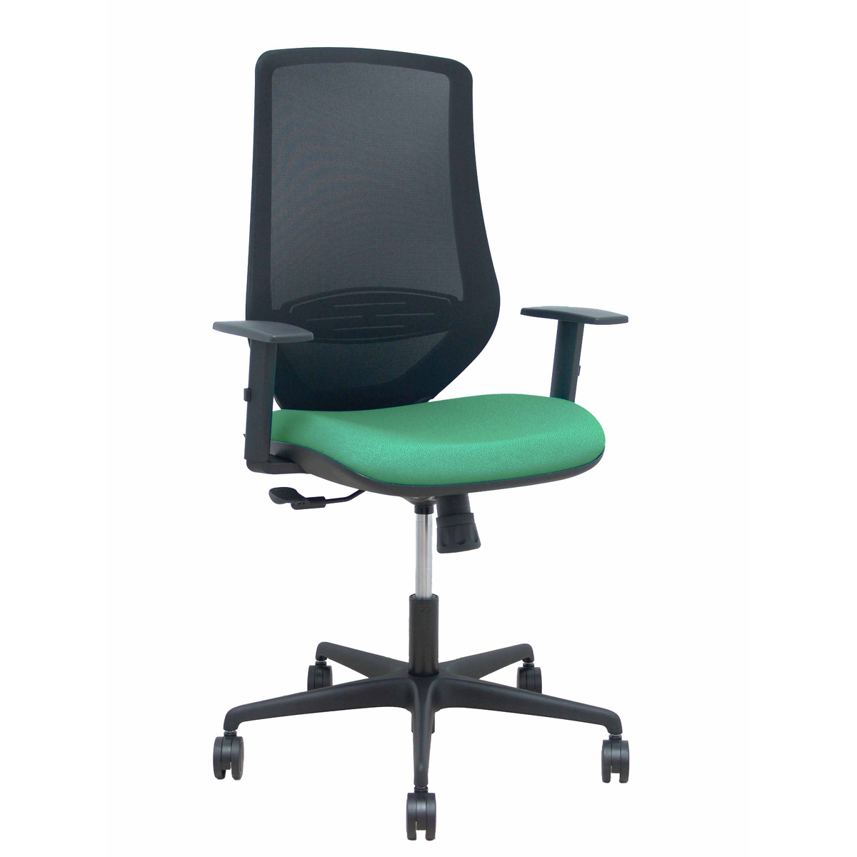 Silla de oficina Piqueras y Crespo Mardos Malla + Bali - Sincro · Brazos regulables - Colores - Verde Esmeralda