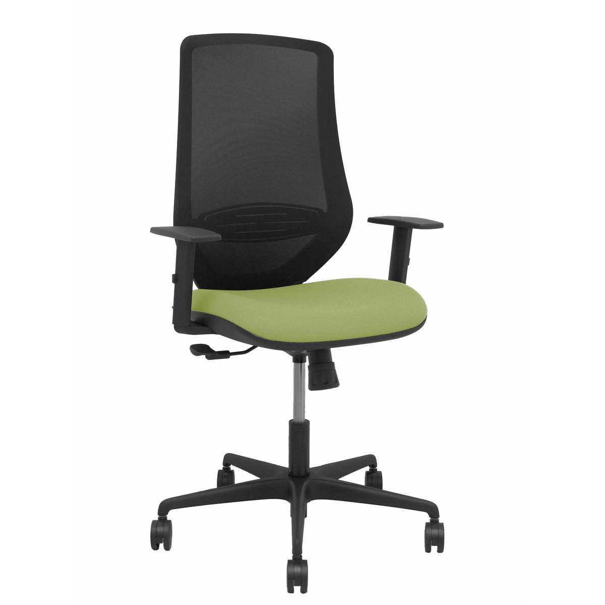 Silla de oficina Piqueras y Crespo Mardos Malla + Bali - Sincro · Brazos regulables - Colores - Verde Oliva