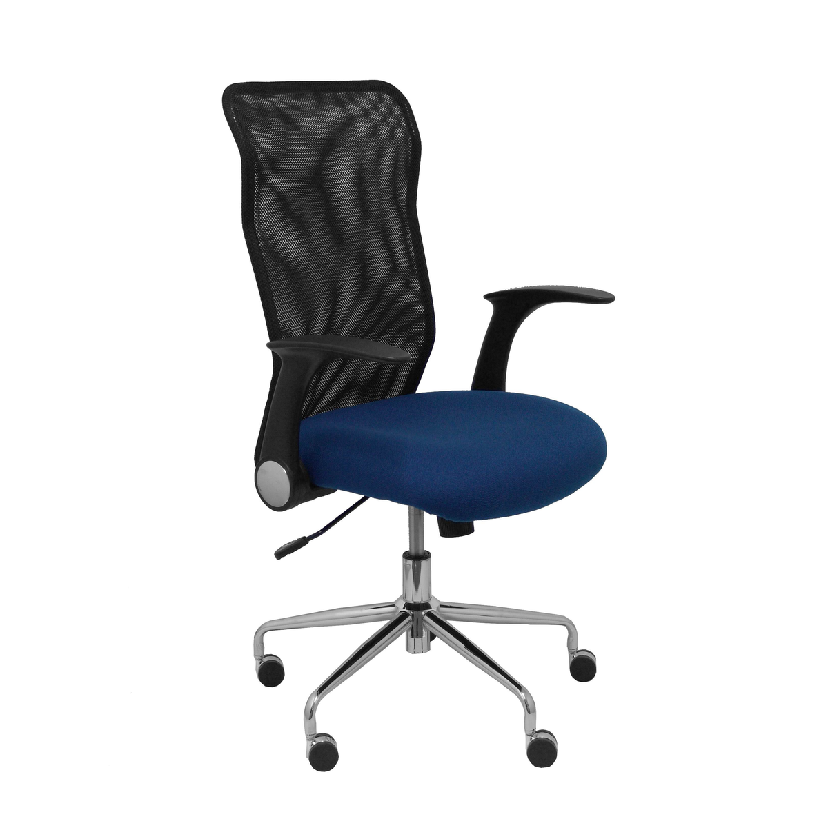 Silla de oficina Piqueras y Crespo Minaya Malla + Bali - Ref. fabricante 4031BALI10 - Negro / Azul Marino