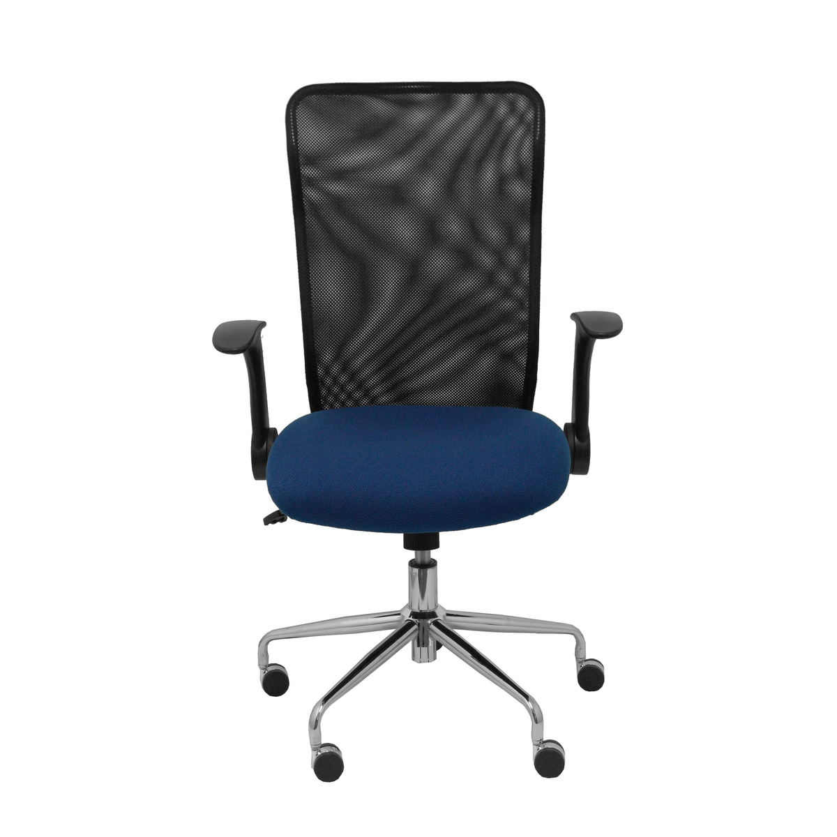 Silla de oficina Piqueras y Crespo Minaya Malla + Bali - Ref. fabricante 4031BALI10 - Negro / Azul Marino