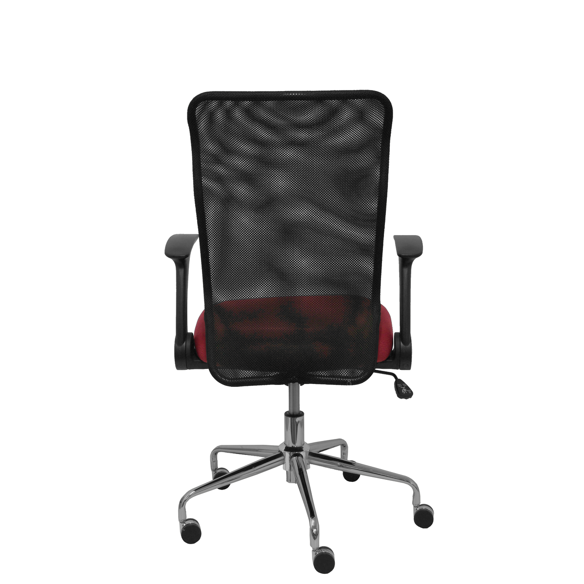 Silla de oficina Piqueras y Crespo Minaya Malla + Bali - Ref. fabricante 4031BALI10 - Negro / Granate
