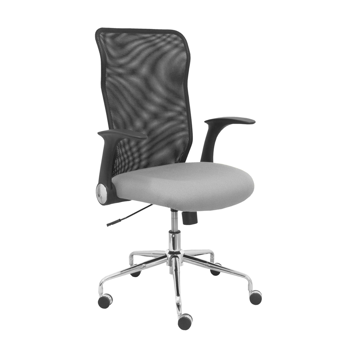 Silla de oficina Piqueras y Crespo Minaya Malla + Bali - Ref. fabricante 4031BALI10 - Negro / Gris Claro