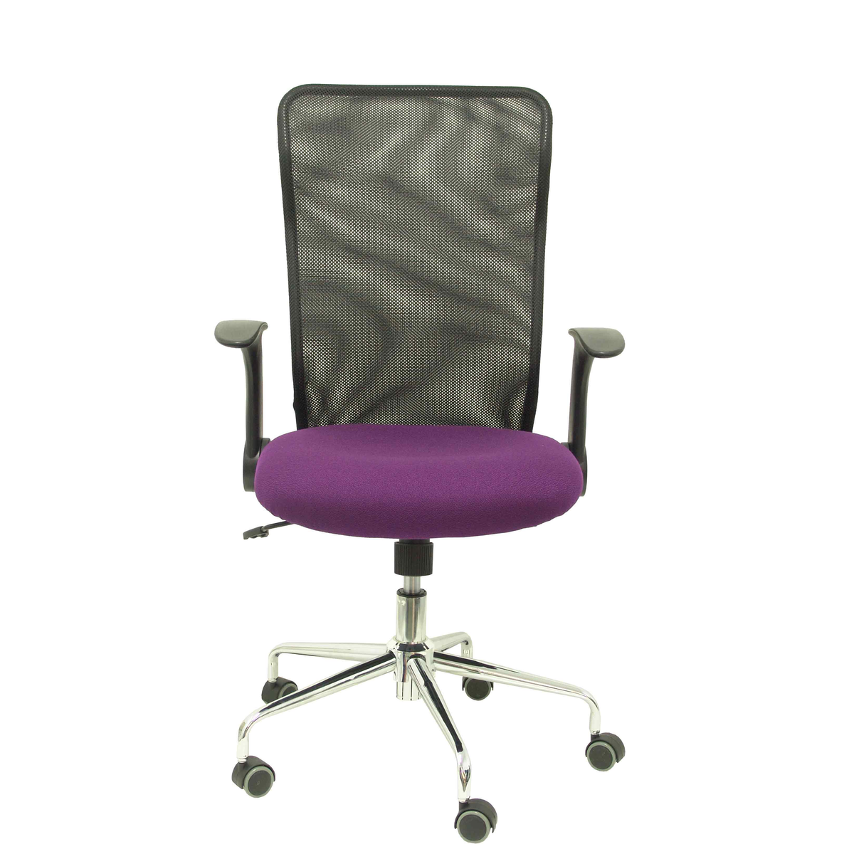 Silla de oficina Piqueras y Crespo Minaya Malla + Bali - Ref. fabricante 4031BALI10 - Negro / Morado