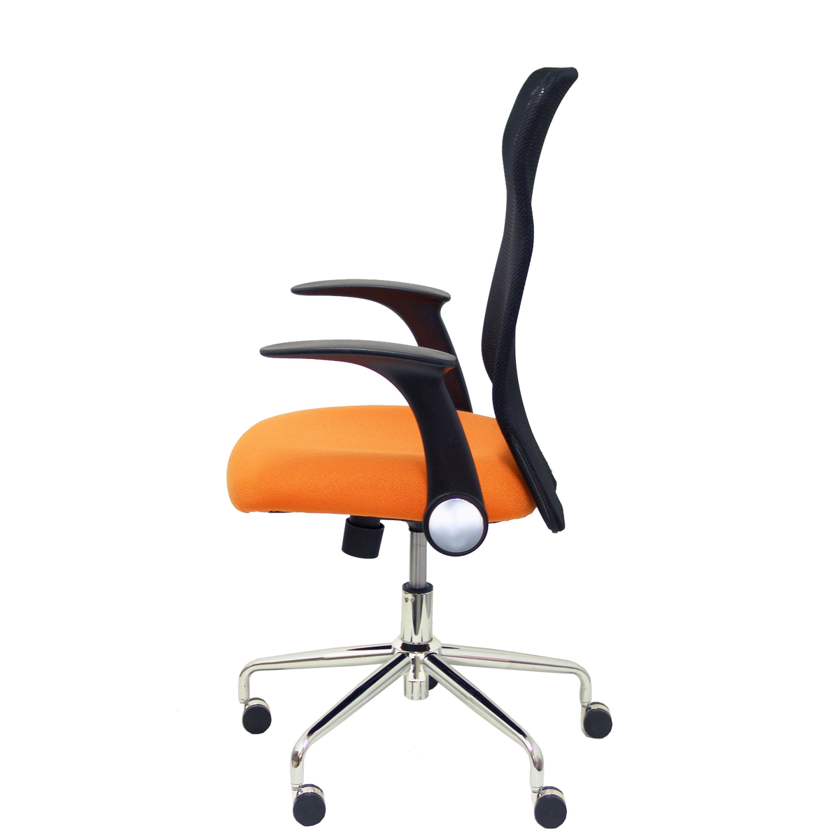 Silla de oficina Piqueras y Crespo Minaya Malla + Bali - Ref. fabricante 4031BALI10 - Negro / Naranja