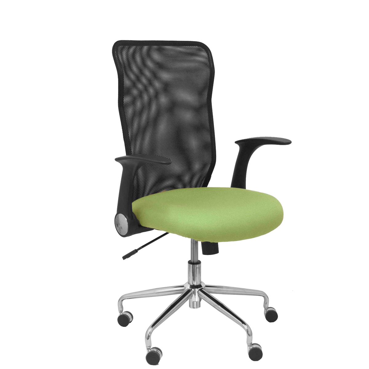 Silla de oficina Piqueras y Crespo Minaya Malla + Bali - Ref. fabricante 4031BALI10 - Negro / Verde Oliva