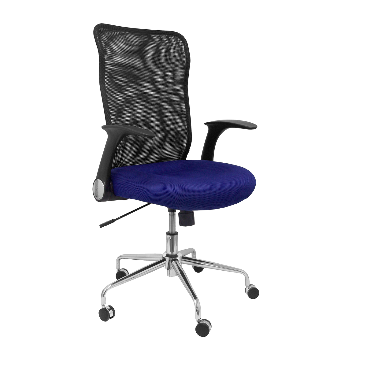 Silla de oficina Piqueras y Crespo Minaya Malla - Negro / Azul
