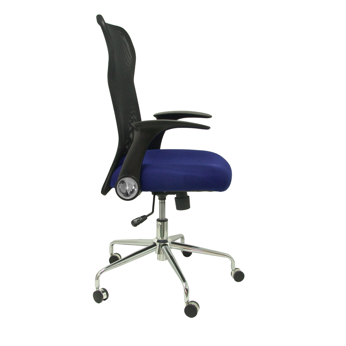 Silla de oficina Piqueras y Crespo Minaya Malla - Negro / Azul