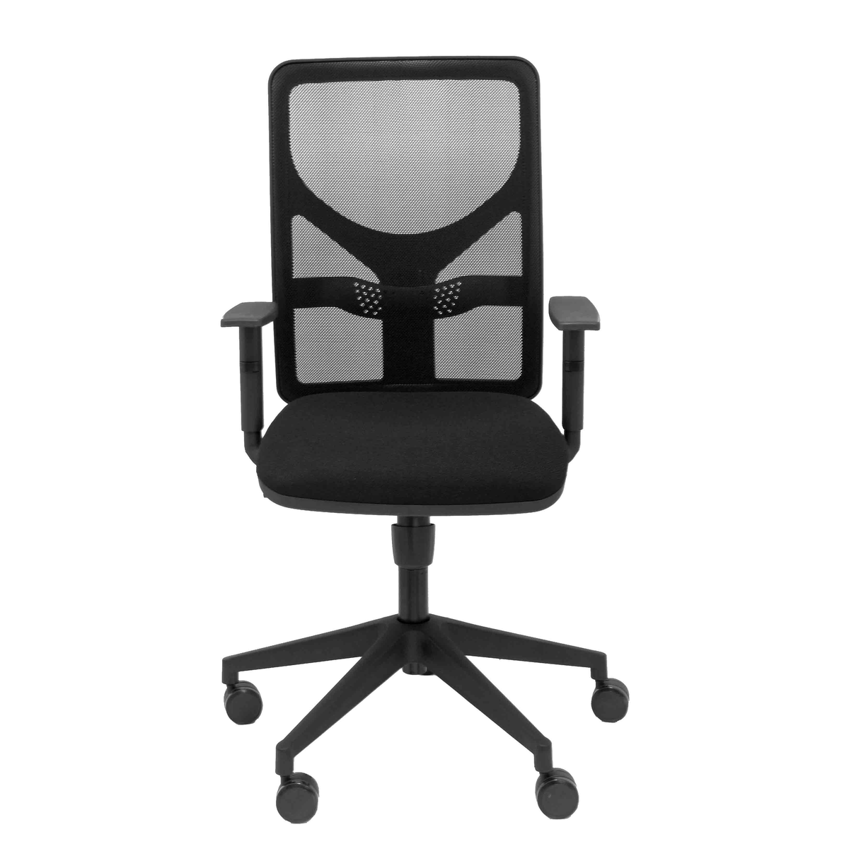 Silla de oficina Piqueras y Crespo Motilla Malla + Bali - Brazos - Ref. fabricante 21SBALI229B10 - Negro