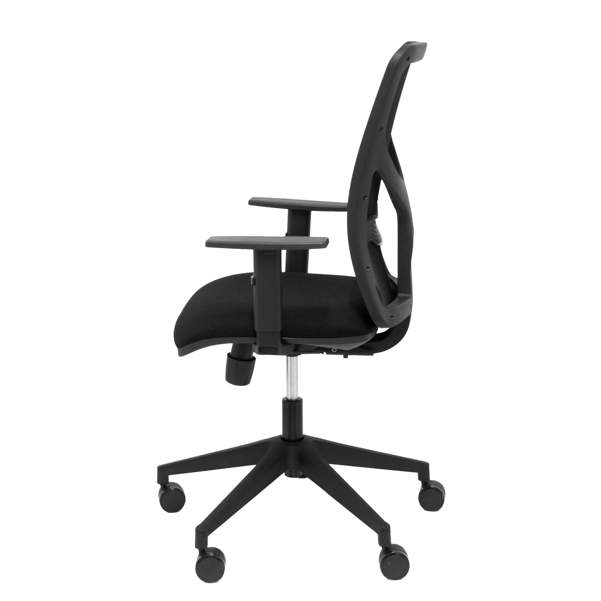 Silla de oficina Piqueras y Crespo Motilla Malla + Bali - Brazos - Ref. fabricante 21SBALI229B10 - Negro