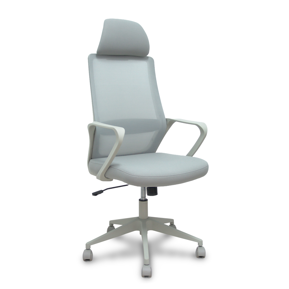 Silla de oficina Piqueras y Crespo Pro534 Malla + Tela - Ref. fabricante 534BGY00053PGRN - Gris