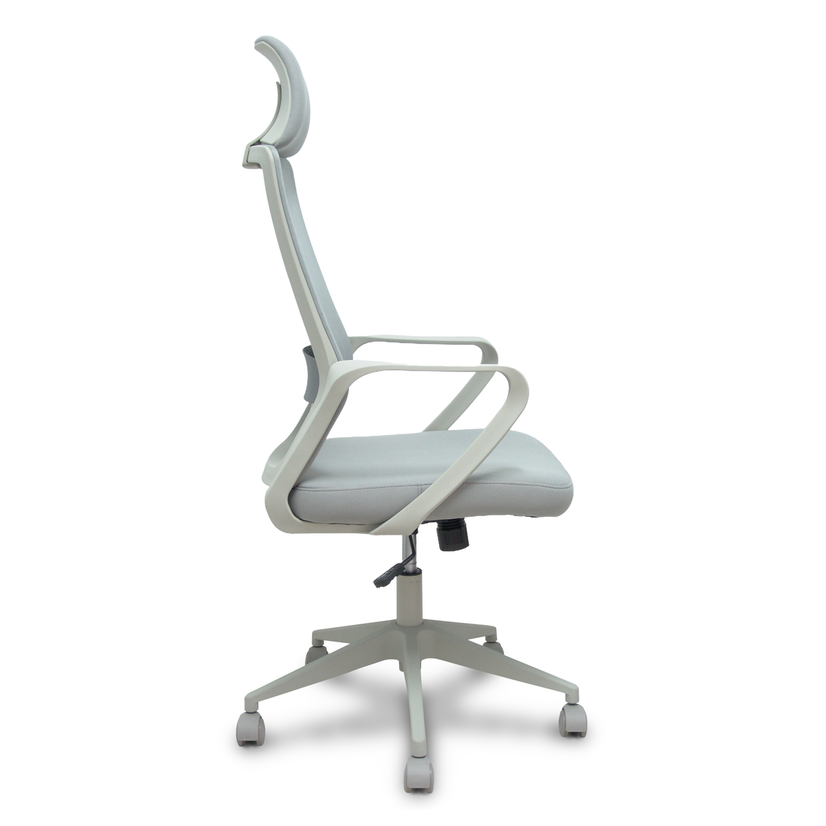 Silla de oficina Piqueras y Crespo Pro534 Malla + Tela - Ref. fabricante 534BGY00053PGRN - Gris
