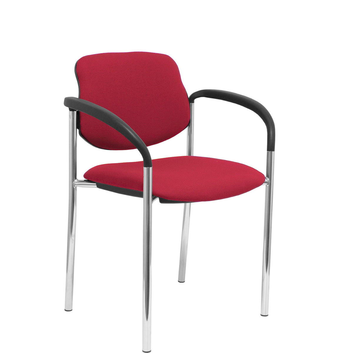 Silla de oficina Piqueras y Crespo Styl Bali - Brazos fijos · - Ref. fabricante 27CRBALI100CB - Granate