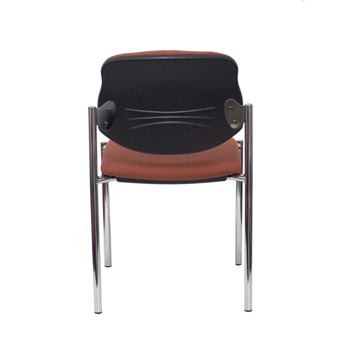 Silla de oficina Piqueras y Crespo Styl Bali - Chasis cromado - Ref. fabricante 27CRBALI100 - Marron