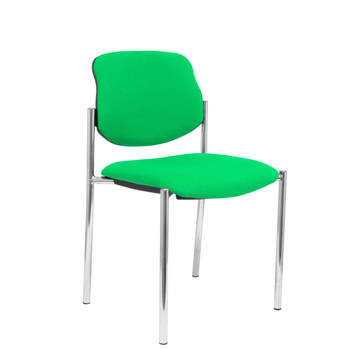 Silla de oficina Piqueras y Crespo Styl Bali - Chasis cromado - Ref. fabricante 27CRBALI100 - Verde