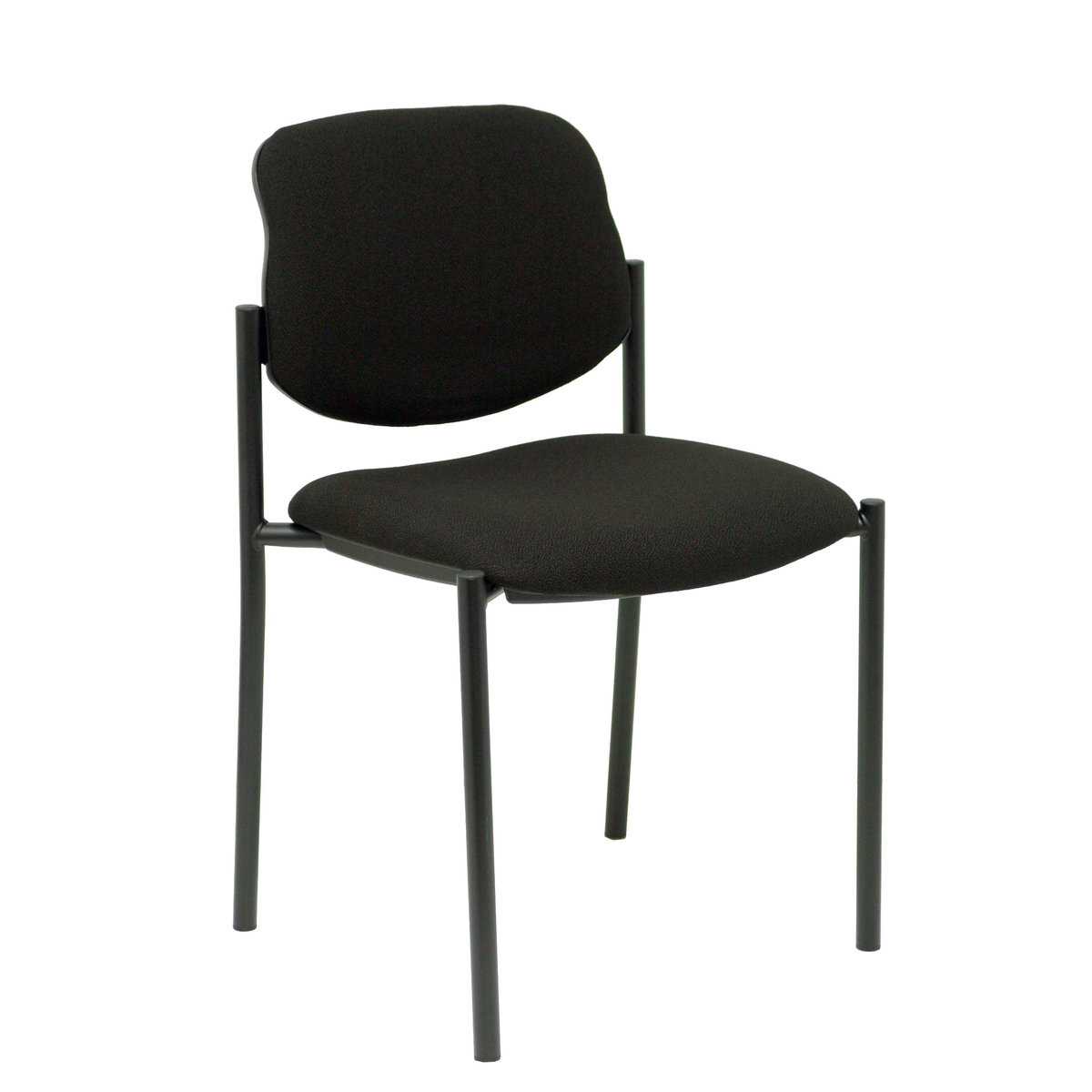Silla de oficina Piqueras y Crespo Styl Bali - Chasis negro - Tonos neutros - Negro